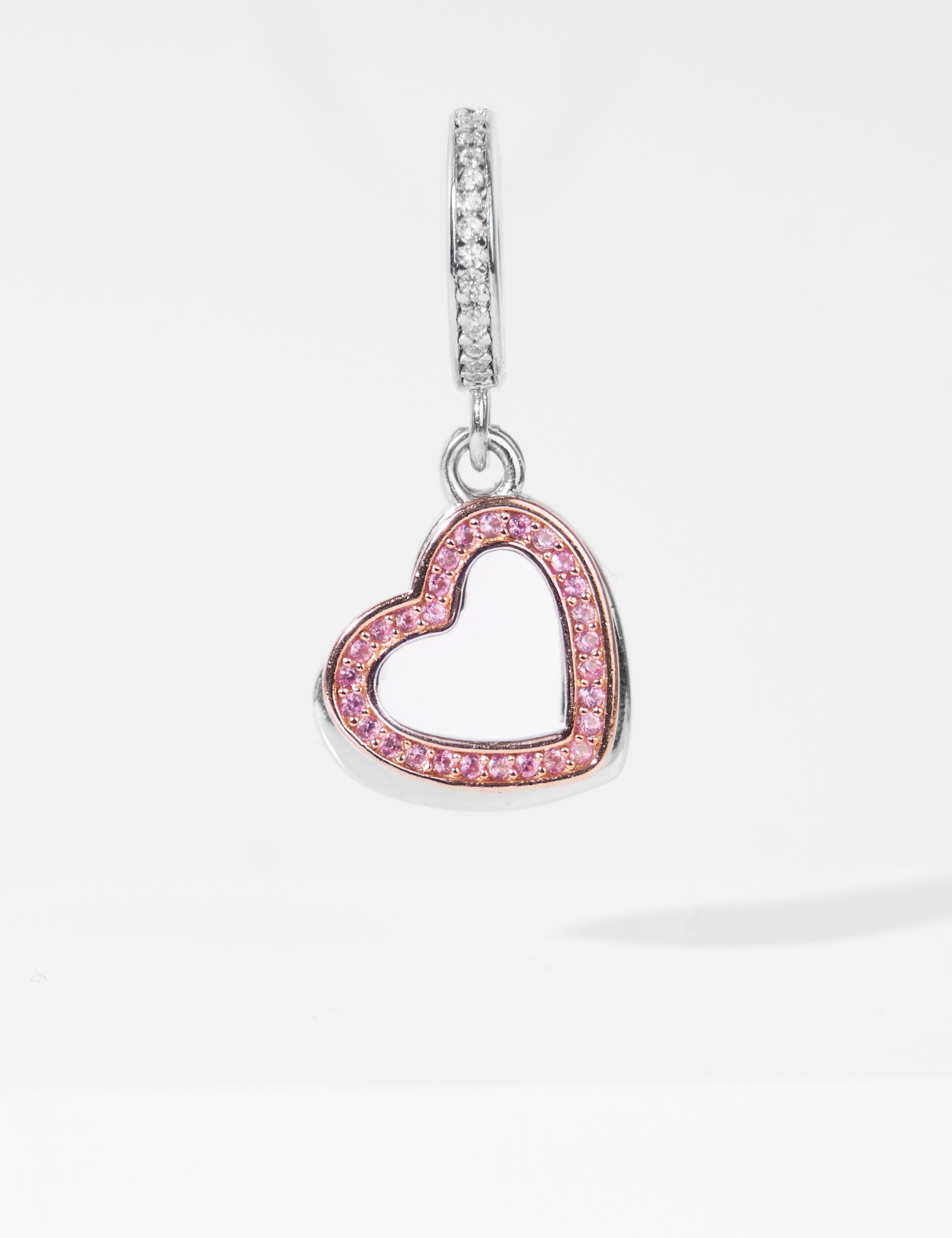 Charm Tag - Colgante Doble Corazón - Club VIP - Silvertag Shop