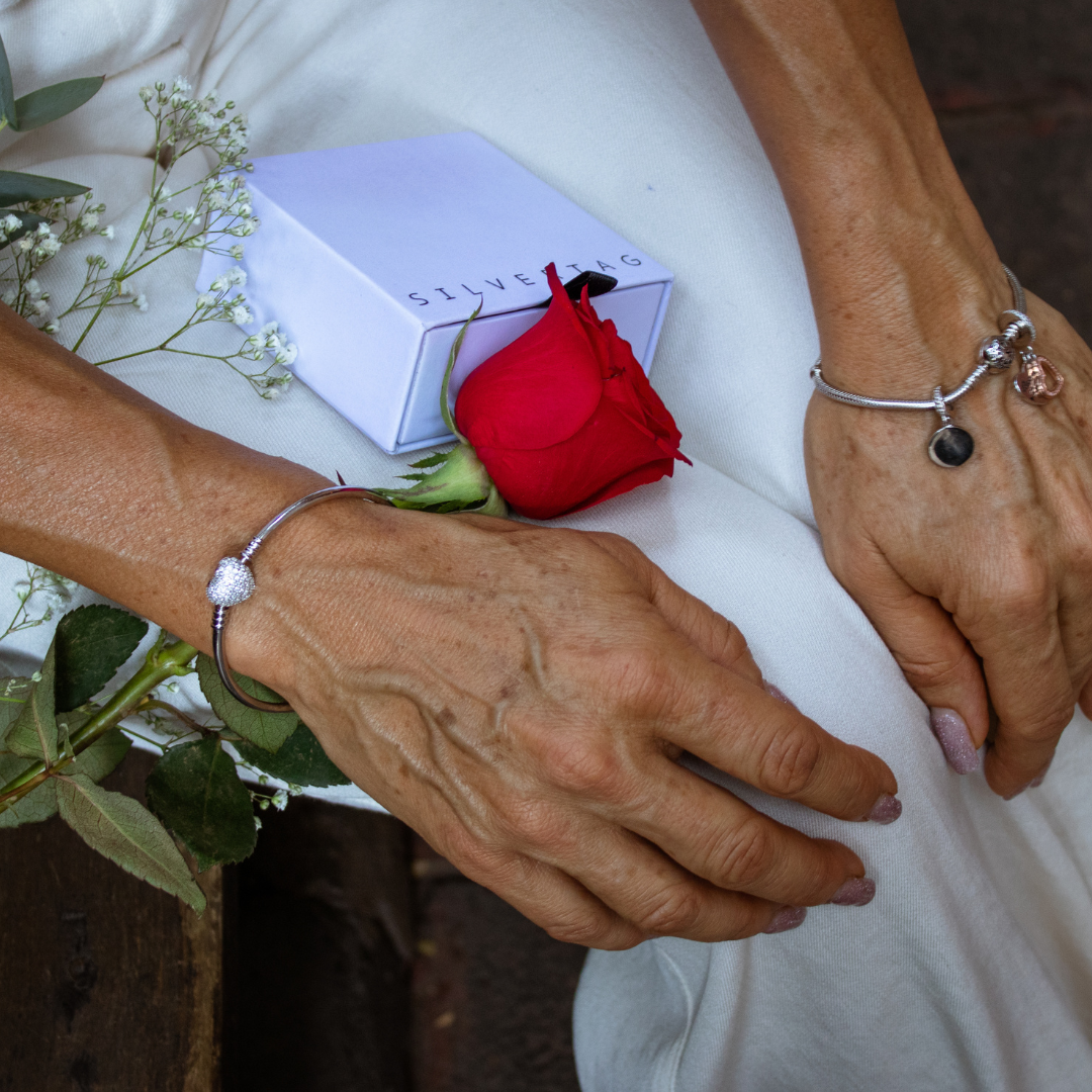 Silver that shines with time.