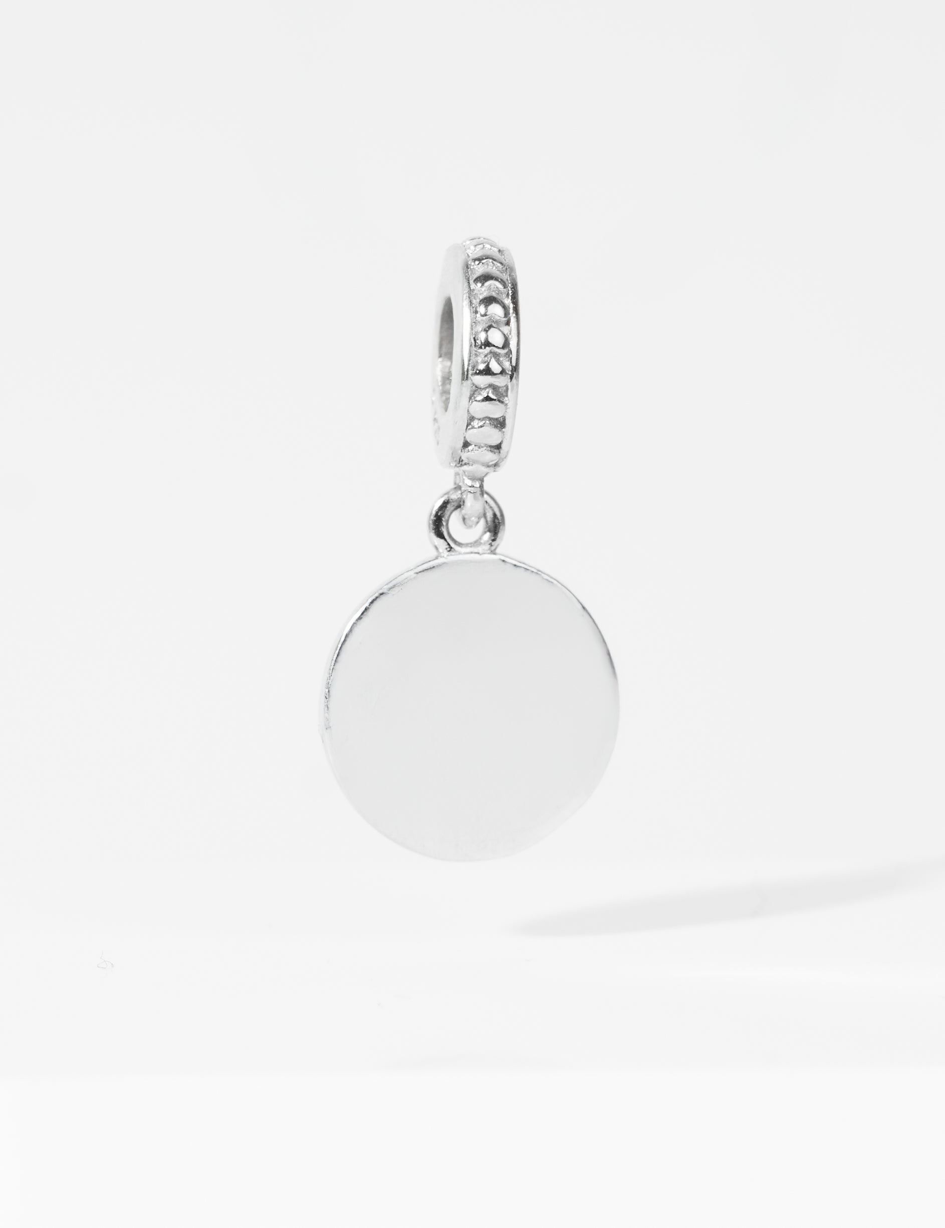 Charm Tag - Colgante Círculo liso - Club VIP - Silvertag Shop